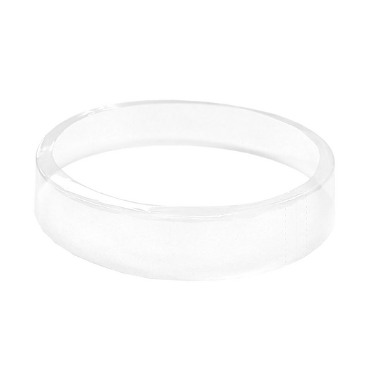 Clear Round Perforated Preform Band 120mm Diameter x 25mm Skirt (5,000pcs)