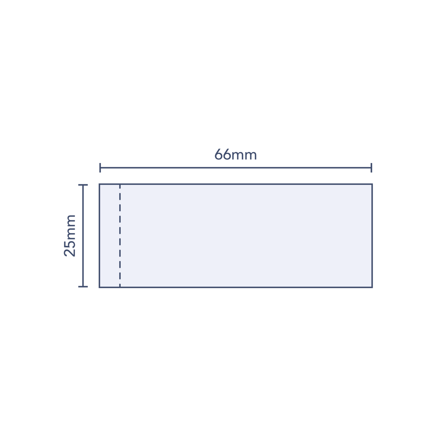 Clear 'Sealed for Your Protection' Perforated Shrink Band 66mm Layflat x 25mm Cut Length (250pcs)