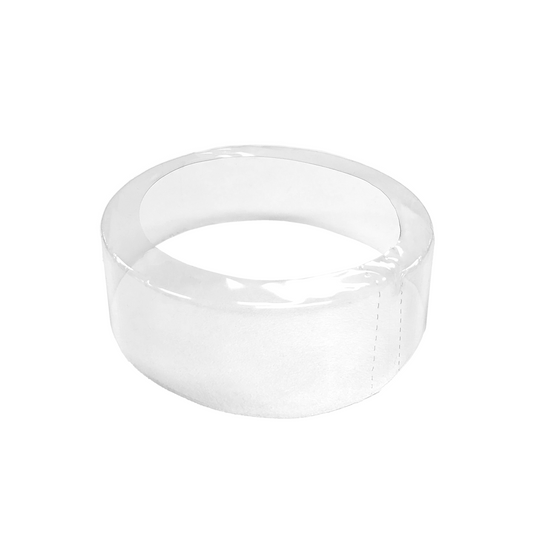 Clear Round Perforated Preform Band 73mm Diameter x 25mm Skirt (5,000pcs)