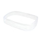 Clear Perforated Semi-Rounded Rectangular Preform Bands