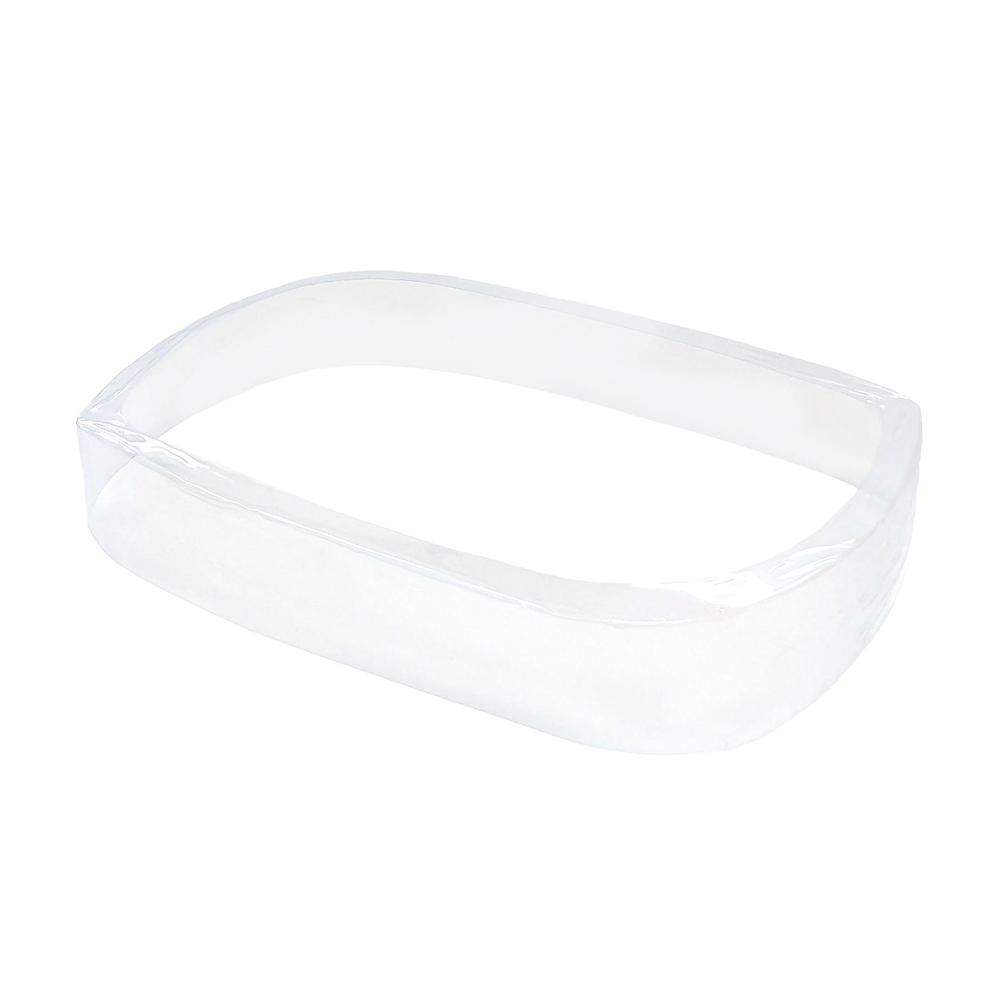 Clear Perforated Semi-Rounded Rectangular Preform Bands