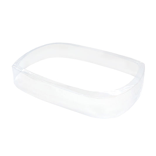 Clear Perforated Semi-Rounded Rectangular Preform Bands