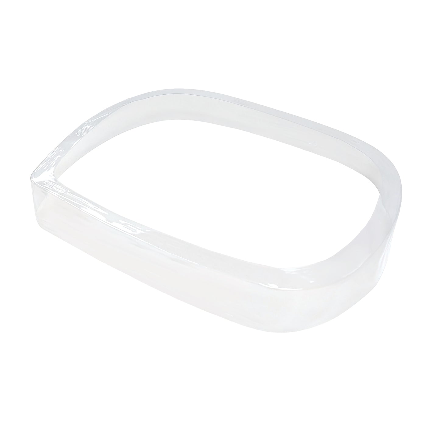 Clear 3/4 Rounded Rectangular Preform Bands