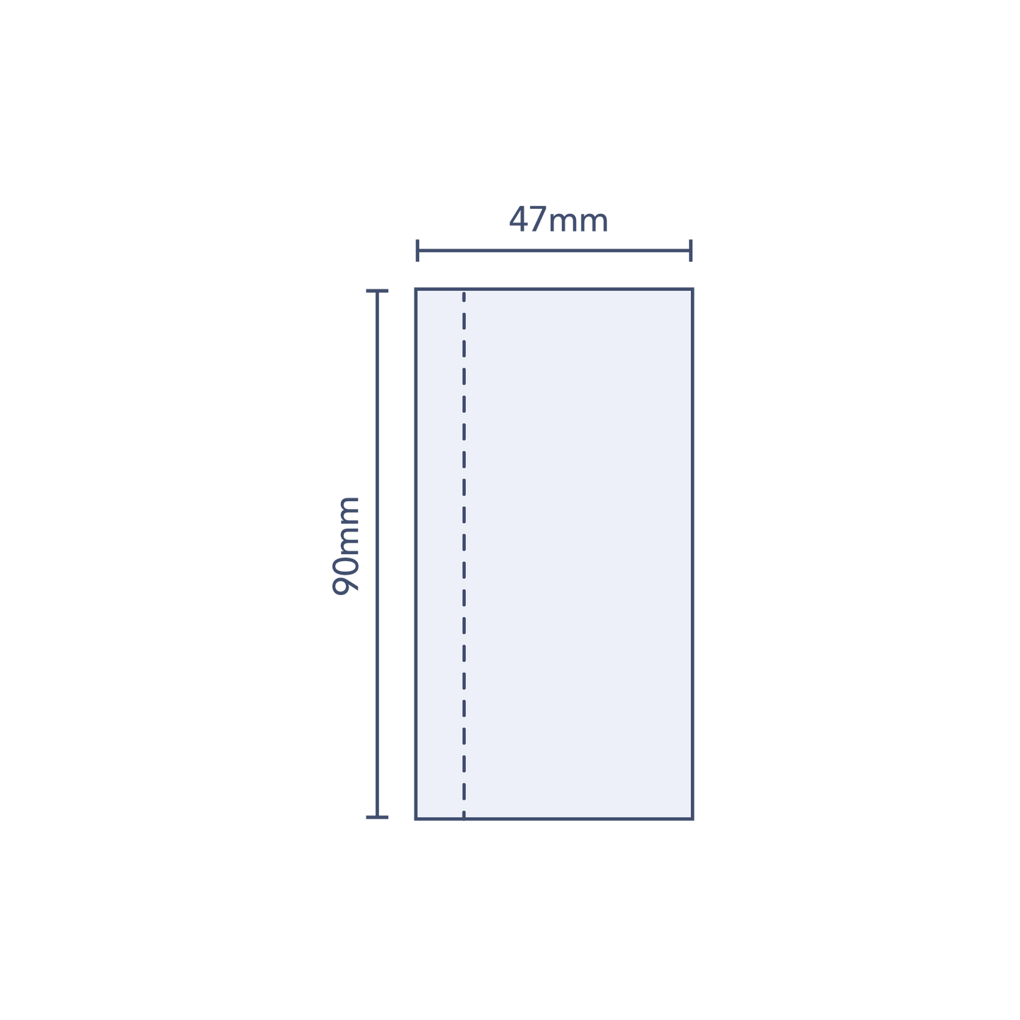 Clear Perforated Shrink Band 47mm Layflat x 90mm Cut Length (250pcs)