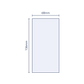 Clear Shrink Band 68mm Layflat x 136mm Cut Length (250pcs)