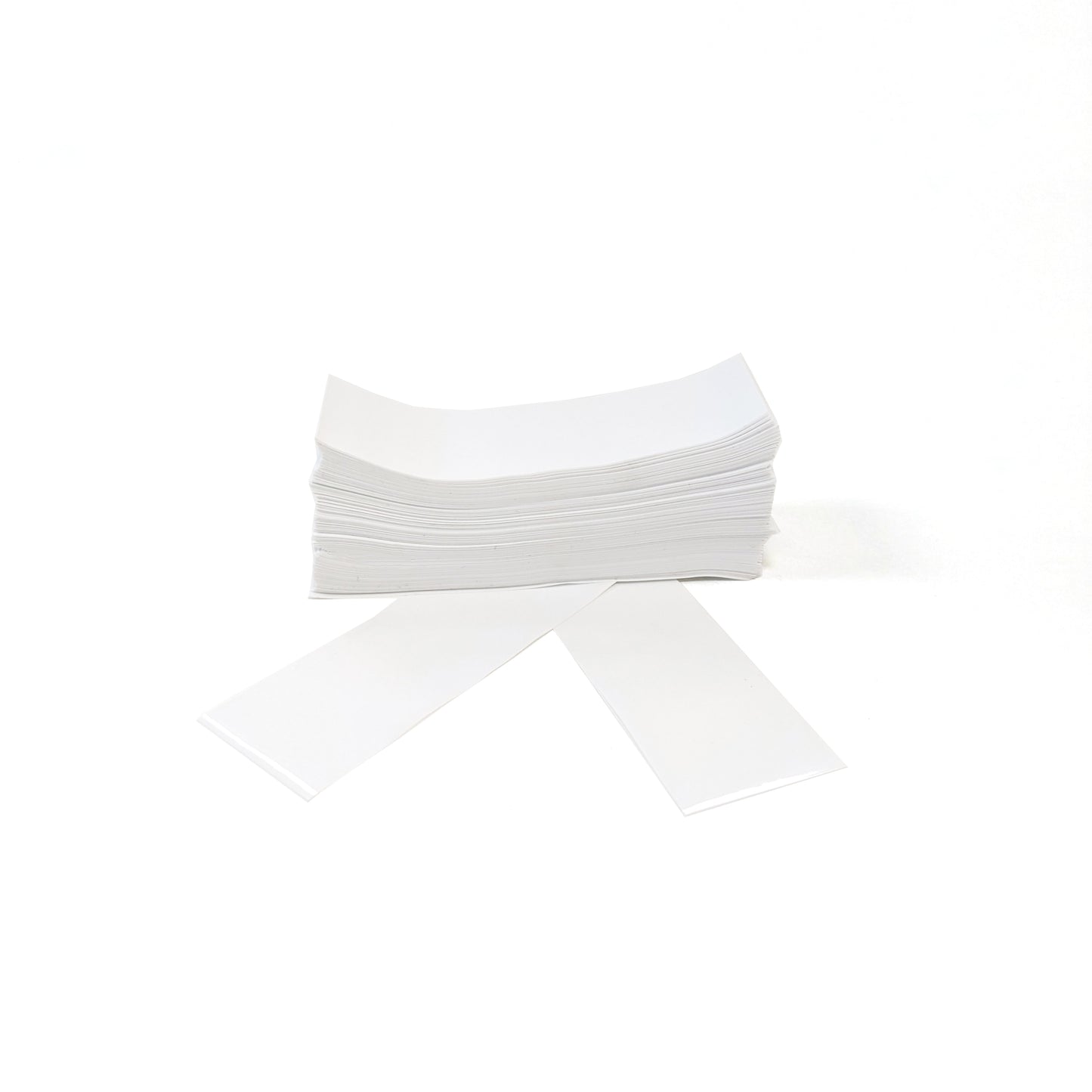 White Shrink Band 77mm Layflat x 25mm Cut Length (250pcs)