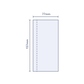 Clear Perforated Shrink Band 77mm Layflat x 157mm Cut Length (250pcs)