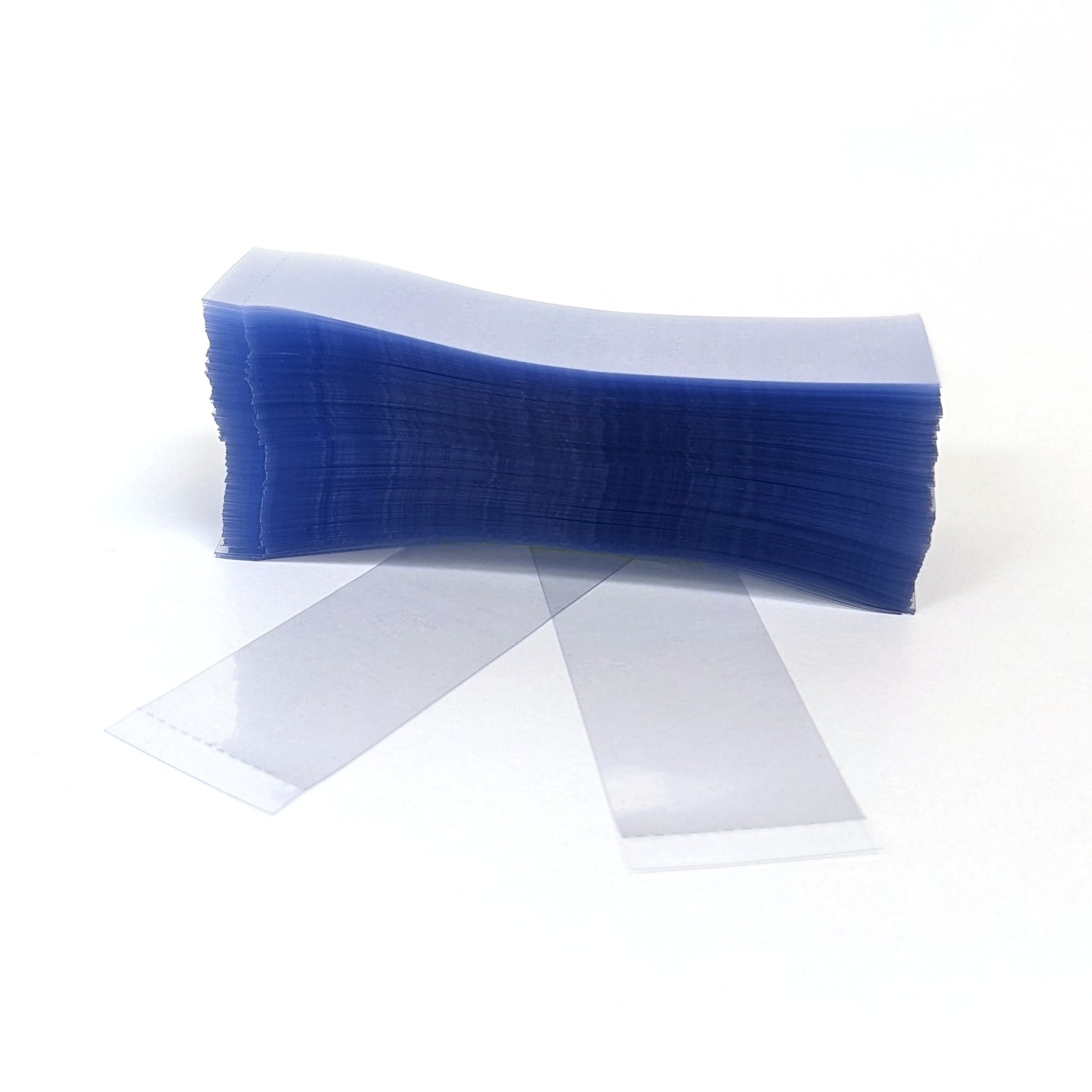 Clear Perforated Shrink Band 96mm Layflat x 28mm Cut Length (250pcs)