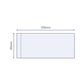 Clear Perforated Shrink Band 105mm Layflat x 45mm Cut Length (250pcs)