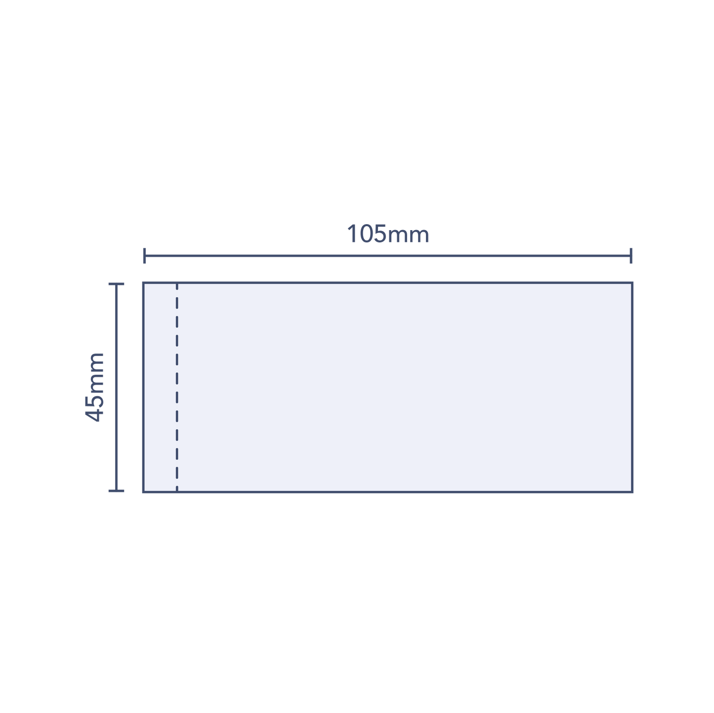 Clear Perforated Shrink Band 105mm Layflat x 45mm Cut Length (250pcs)