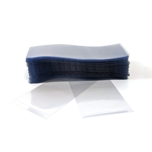 Clear Perforated Shrink Band 105mm Layflat x 45mm Cut Length (250pcs)