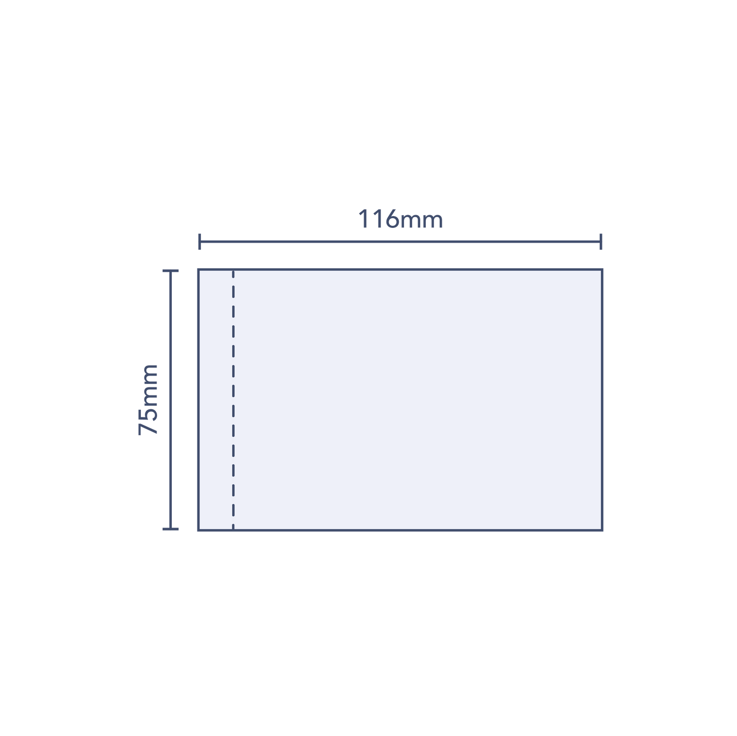 Clear Perforated Shrink Band 116mm Layflat x 75mm Cut Length (250pcs)