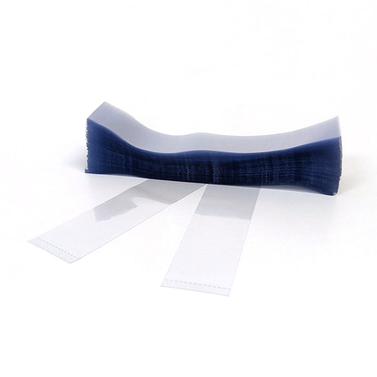 Clear Perforated Shrink Band 135mm Layflat x 28mm Cut Length (250pcs)