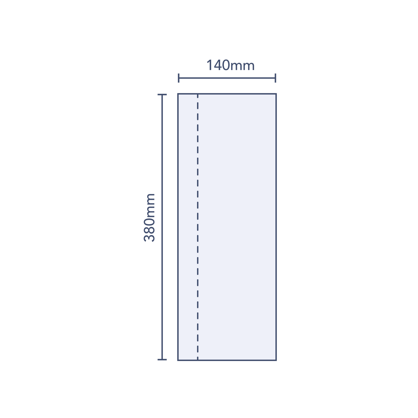 Clear Perforated Shrink Band 140mm Layflat x 380mm Cut Length (250pcs)