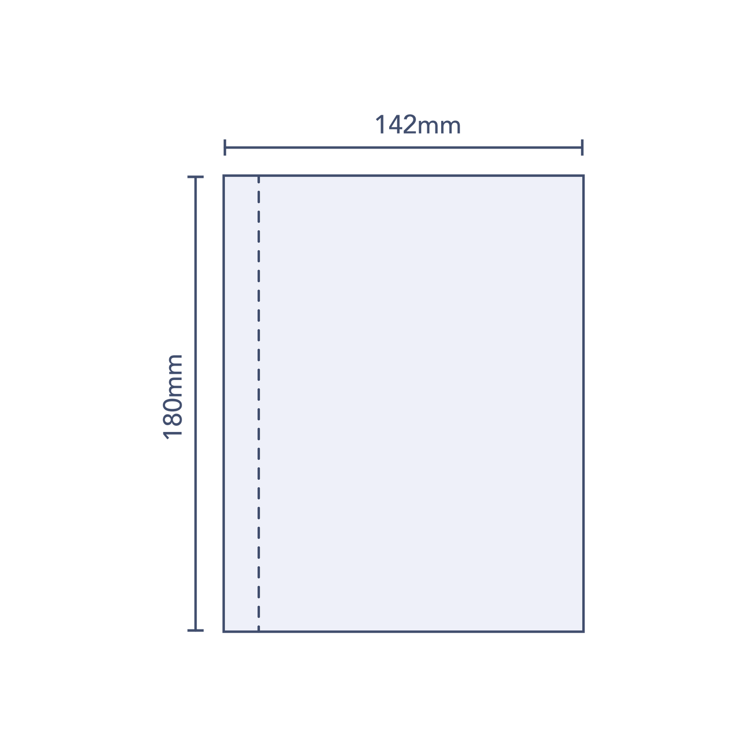 Clear Perforated Shrink Band 142mm Layflat x 180mm Cut Length (250pcs)