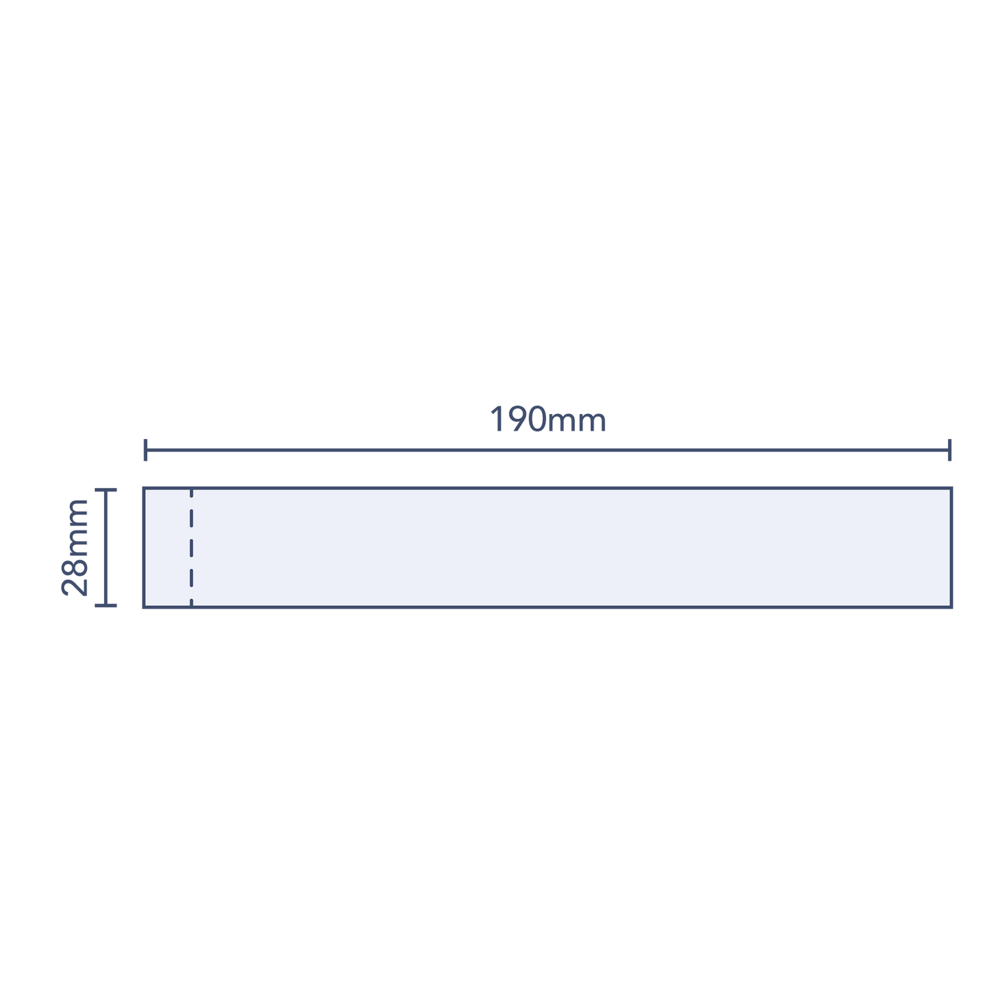 Clear Perforated Shrink Band 190mm Layflat x 28mm Cut Length (250pcs)