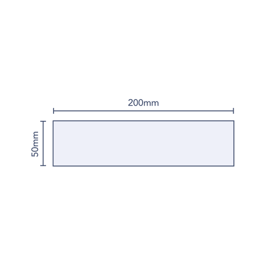 Clear Shrink Band 200mm Layflat x 50mm Cut Length (250pcs)