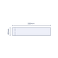 Clear Perforated Shrink Band 220mm Layflat x 45mm Cut Length (250pcs)