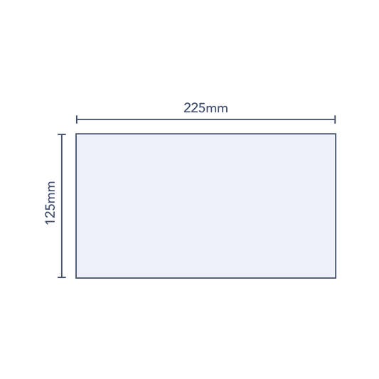 Clear Shrink Band 225mm Layflat x 125mm Cut Length (250pcs)