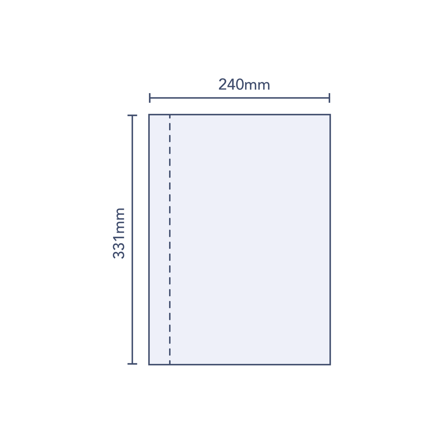 Clear Perforated Shrink Band 240mm Layflat x 331mm Cut Length (250pcs)